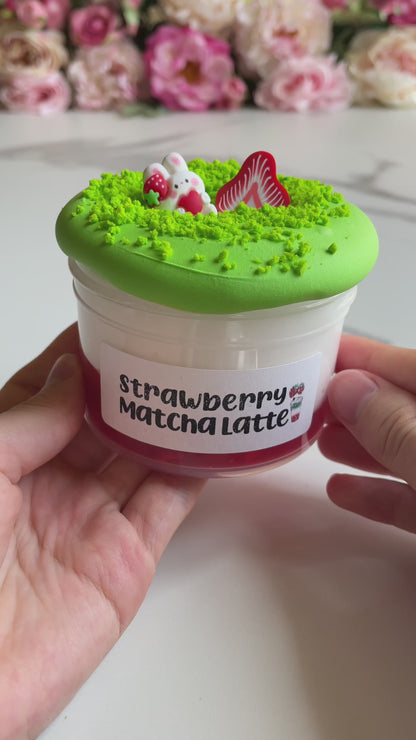Strawberry Matcha Latte